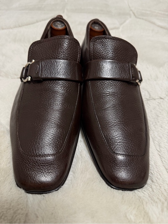 $990 Ferragamo Gancini Horse-bit Brown Leather Slip-On Loafers Shoes 7.5 8.5 9 main image 14